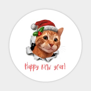 merry catmas Magnet